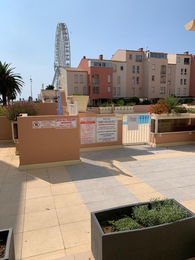 Grand T3 Piscine, Garage Centre Port Lägenhet Agde Exteriör bild
